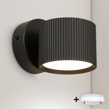 Brilagi - LED RGB+CCT, fényerőszabályozható falra szerelhető spotlámpa STRIPY 1xGX53/14W/230V 2700-6500K Tuya Wi-Fi fekete