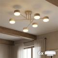 Brilagi - LED RGB+CCT fényerőszabályozható felületre szerelhető csillár MONO 6xGX53/14W/230V 2700-6500K Wi-Fi Tuya fekete