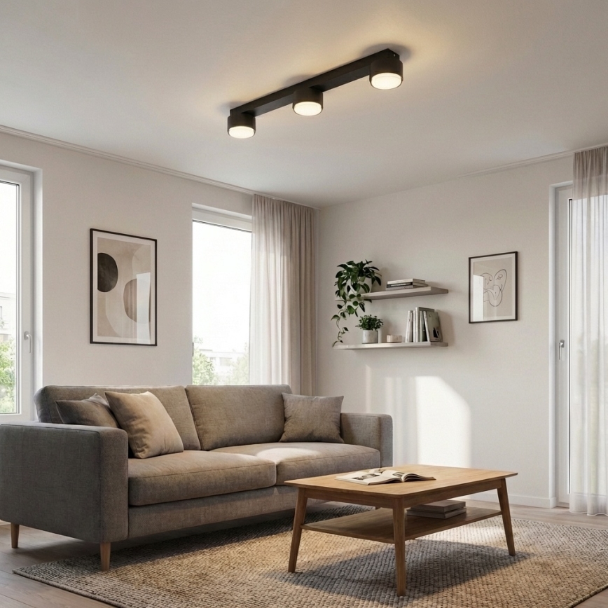 Brilagi - LED RGB+CCT dimmelhető spotlámpa MONO 3xGX53/14W/230V 2700-6500K Wi-Fi Tuya fekete