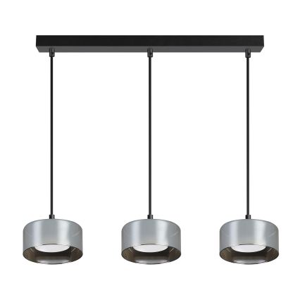 Brilagi - LED RGB+CCT dimmelhető függeszték kábelen AURA LUX 3xGX53/14W/230V 2700-6500K Wi-Fi Tuya fekete/füstszínű