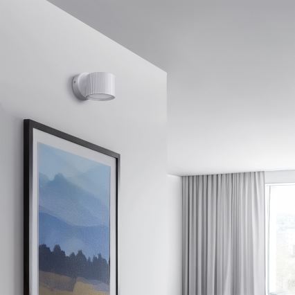 Brilagi - LED RGB+CCT fényerőszabályozható fali spotlámpa STRIPY 1xGX53/14W/230V 2700-6500K Wi-Fi Tuya fehér
