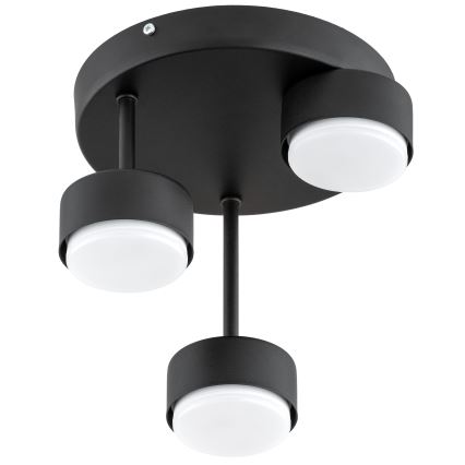 Brilagi - LED RGB+CCT fényerőszabályozható felületre szerelhető csillár MONO 3xGX53/14W/230V 2700-6500K Wi-Fi Tuya fekete