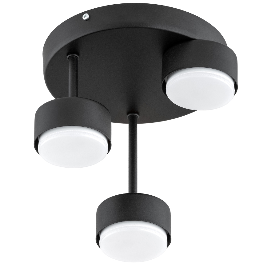 Brilagi - LED RGB+CCT fényerőszabályozható felületre szerelhető csillár MONO 3xGX53/14W/230V 2700-6500K Wi-Fi Tuya fekete