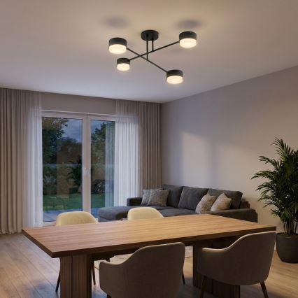 Brilagi - LED RGB+CCT dimmelhető felületre szerelhető csillár MONO 4xGX53/14W/230V 2700-6500K Wi-Fi Tuya fekete