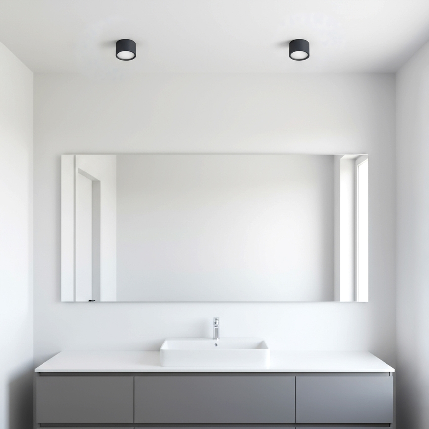 Brilagi - LED RGB+CCT dimmelhető fürdőszobai spotlámpa SMOOTH1xGX53/14W/230V 2700-6500K Wi-Fi Tuya fekete IP65