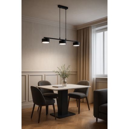 Brilagi - LED RGB+CCT dimmelhető függeszték kábelen MONO 3xGX53/14W/230V 2700-6500K Wi-Fi Tuya fekete