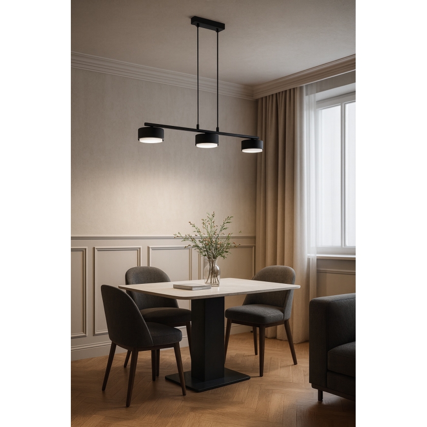 Brilagi - LED RGB+CCT dimmelhető függeszték kábelen MONO 3xGX53/14W/230V 2700-6500K Wi-Fi Tuya fekete