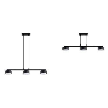 Brilagi - LED RGB+CCT dimmelhető függeszték kábelen MONO 3xGX53/14W/230V 2700-6500K Wi-Fi Tuya fekete