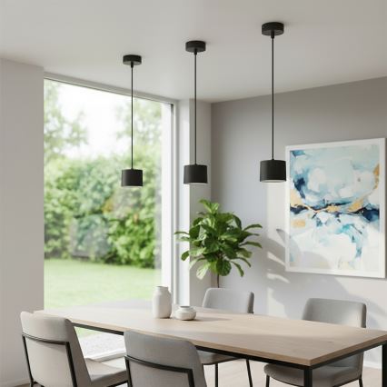 Brilagi - LED RGB+CCT dimmelhető kábeles csillár STRIPY 1xGX53/14W/230V 2700-6500K Wi-Fi Tuya fekete