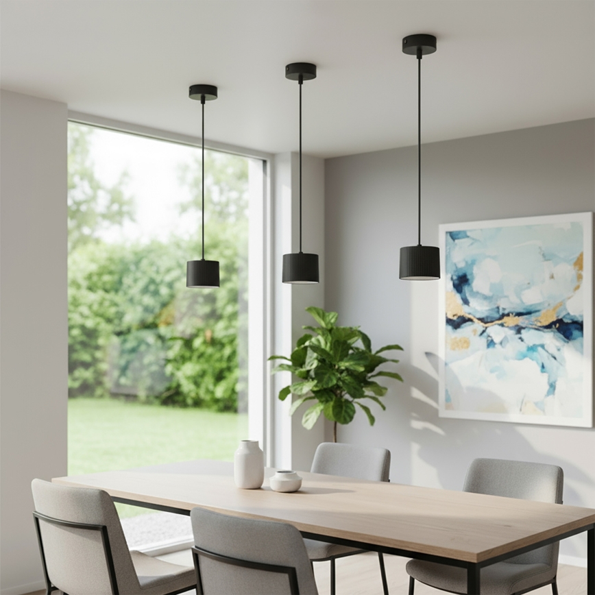 Brilagi - LED RGB+CCT dimmelhető kábeles csillár STRIPY 1xGX53/14W/230V 2700-6500K Wi-Fi Tuya fekete