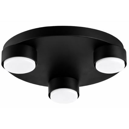Brilagi - LED RGB+CCT dimmelhető mennyezeti lámpa MONO 3xGX53/14W/230V 2700-6500K Wi-Fi Tuya, Ø 30 cm, fekete