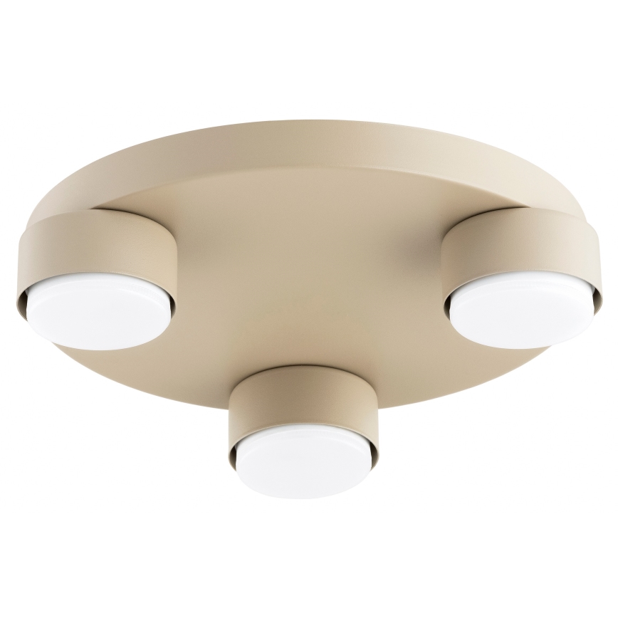 Brilagi - LED RGB+CCT Dimmelhető mennyezeti lámpa MONO 3xGX53/14W/230V 2700-6500K Wi-Fi Tuya átm. 30 cm bézs