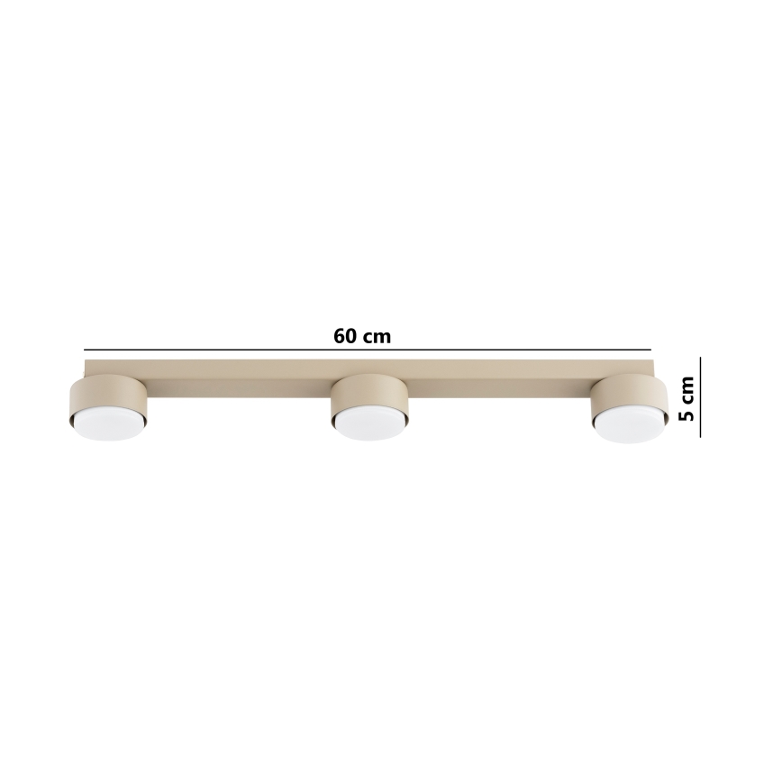 Brilagi - LED RGB+CCT dimmelhető spotlámpa MONO 3xGX53/14W/230V 2700-6500K Wi-Fi Tuya bézs
