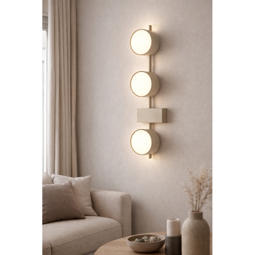 Brilagi - LED RGB+CCT dimmelhető spotlámpa MONO 3xGX53/14W/230V 2700-6500K Wi-Fi Tuya bézs