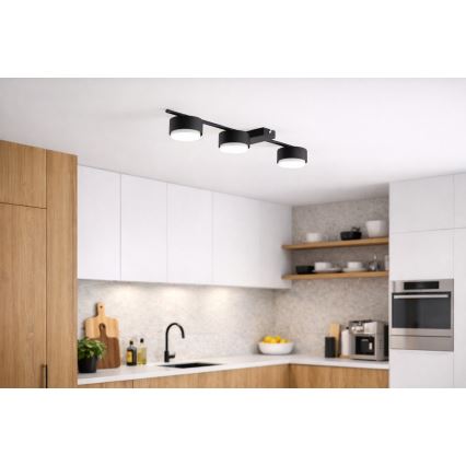 Brilagi - LED RGB+CCT Dimmelhető spotlámpa MONO 3xGX53/14W/230V 2700-6500K Wi-Fi Tuya fekete