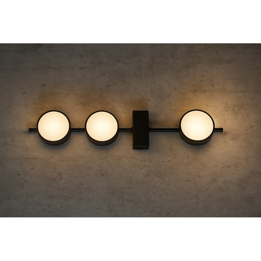Brilagi - LED RGB+CCT Dimmelhető spotlámpa MONO 3xGX53/14W/230V 2700-6500K Wi-Fi Tuya fekete