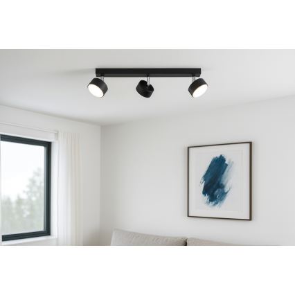 Brilagi - LED RBG+CCT Dimmelhető spotlámpa MONO 3xGX53/14W/230V 2700-6500K Wi-Fi Tuya fekete