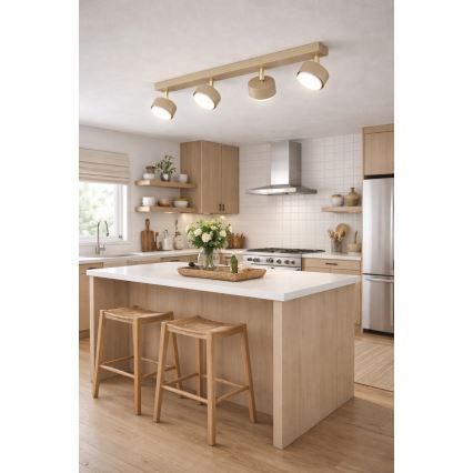 Brilagi - LED RGB+CCT Dimmelhető spotlámpa MONO 4xGX53/14W/230V 2700-6500K Wi-Fi Tuya bézs