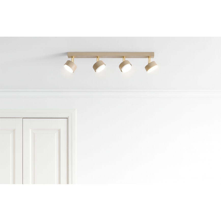 Brilagi - LED RGB+CCT Dimmelhető spotlámpa MONO 4xGX53/14W/230V 2700-6500K Wi-Fi Tuya bézs