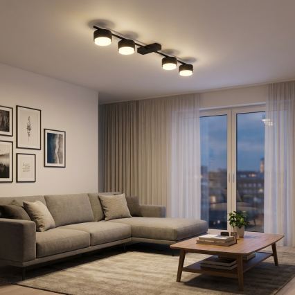 Brilagi - LED RGB+CCT dimmelhető spotlámpa MONO 4xGX53/14W/230V 2700-6500K Wi-Fi Tuya fekete