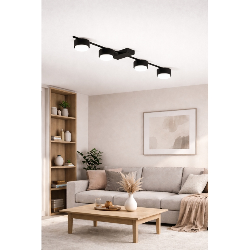 Brilagi - LED RGB+CCT dimmelhető spotlámpa MONO 4xGX53/14W/230V 2700-6500K Wi-Fi Tuya fekete