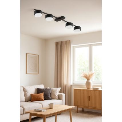 Brilagi - LED RGB+CCT dimmelhető spotlámpa MONO 4xGX53/14W/230V 2700-6500K Wi-Fi Tuya fekete