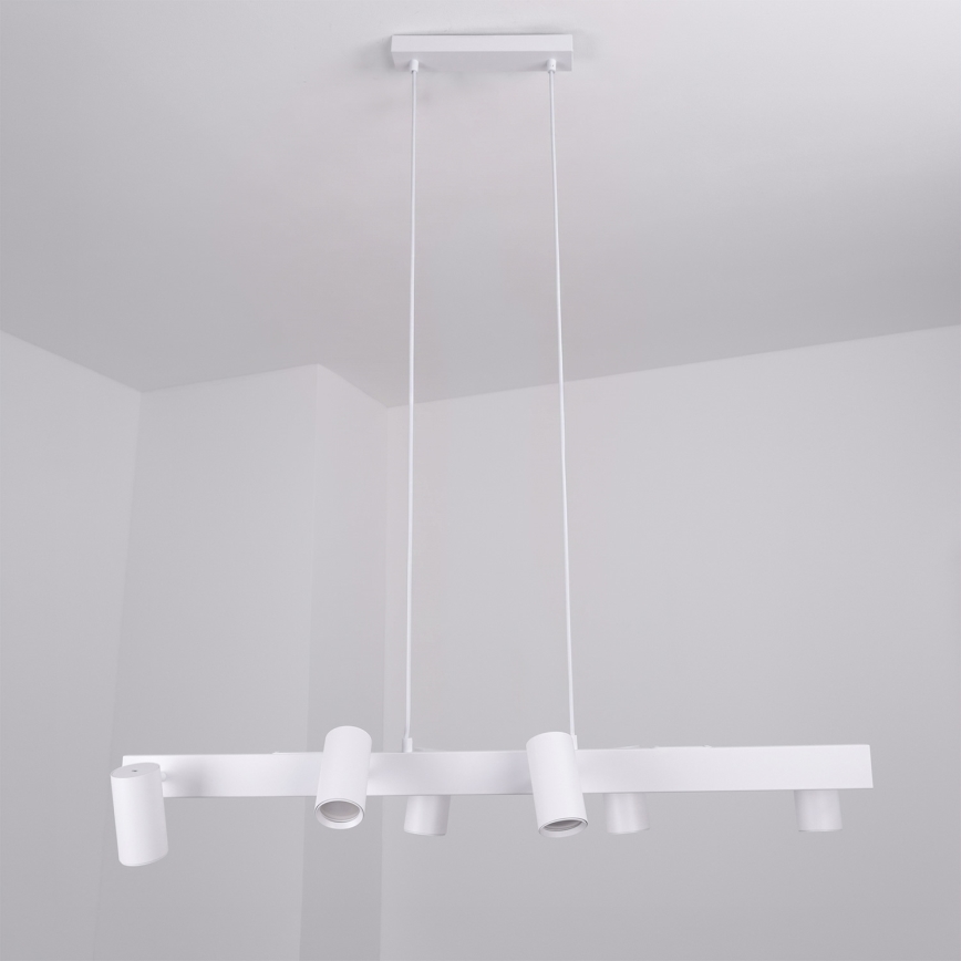 Brilagi - LED RGBW dimmelhető kábeles csillár SELE 6xGU10/6,5W/230V 2700-6500K fehér + távirányítóval