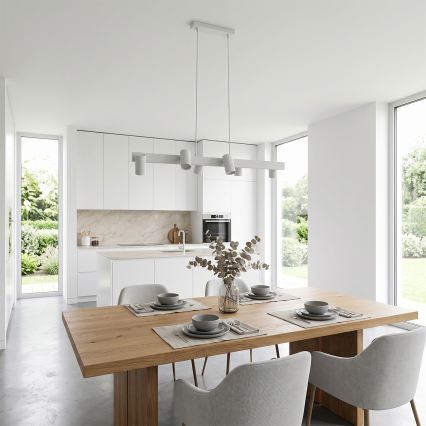 Brilagi - LED RGBW dimmelhető kábeles csillár SELE 6xGU10/6,5W/230V 2700-6500K fehér + távirányítóval