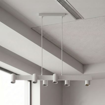 Brilagi - LED RGBW dimmelhető kábeles csillár SELE 6xGU10/6,5W/230V 2700-6500K fehér + távirányítóval