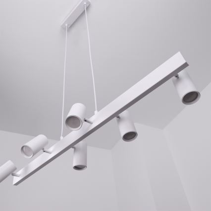 Brilagi - LED RGBW dimmelhető kábeles csillár SELE 6xGU10/6,5W/230V 2700-6500K fehér + távirányítóval