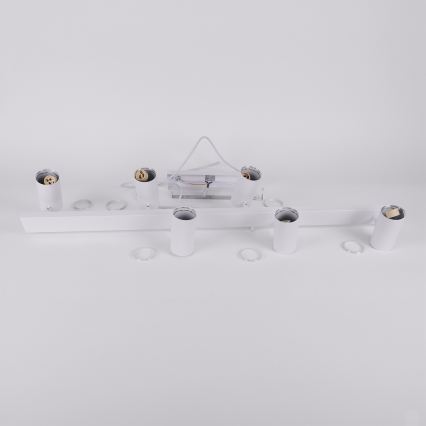Brilagi - LED RGBW dimmelhető kábeles csillár SELE 6xGU10/6,5W/230V 2700-6500K fehér + távirányítóval