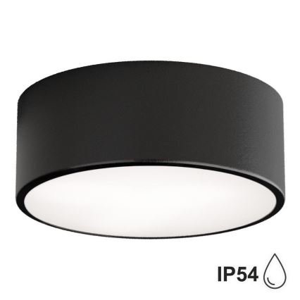 Brilagi - CLARE LED RGBW fényerőszabályozható fürdőszobai mennyezeti lámpa 1x E27/9W/230V, 2700–6500 K, átm. 20 cm, IP54, Wi‑Fi, fekete