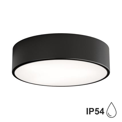 Brilagi - LED RGBW dimmelhető fürdőszobai mennyezeti lámpatest CLARE 2xE27/9W/230V 2700–6500K Ø 30 cm IP54 Wi-Fi fekete