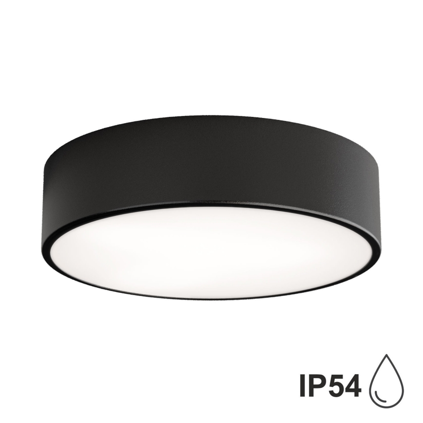 Brilagi - LED RGBW dimmelhető fürdőszobai mennyezeti lámpatest CLARE 2xE27/9W/230V 2700–6500K Ø 30 cm IP54 Wi-Fi fekete