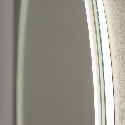 Brilagi - LED RGBW fürdőszobai fűtött tükör AVA PRO LED/18W/230V Ø 60 cm IP44 CRI 90 dimmelhető + CCT