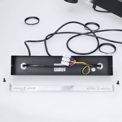 Brilagi - LED RGBW Dimmelhető kábellel függesztett csillár SELE 4xGU10/6,5W/230V 2700-6500K fekete