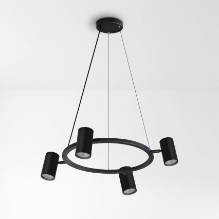 Brilagi - LED RGBW fényerőszabályozható kábeles csillár SELE 4xGU10/6,5W/230V 2700-6500K fekete