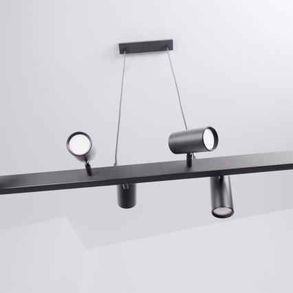 Brilagi - LED RGBW fényerőszabályozható kábeles függeszték SELE 6xGU10/6,5W/230V 2700-6500K fekete + távirányító
