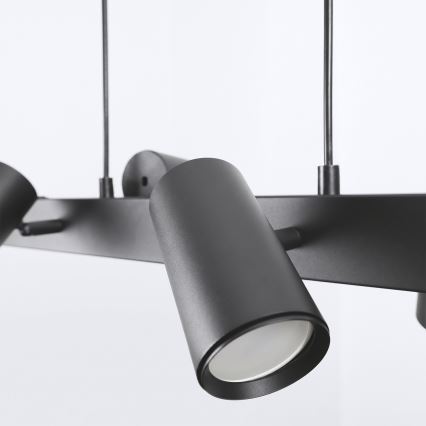 Brilagi - LED RGBW fényerőszabályozható kábeles függeszték SELE 6xGU10/6,5W/230V 2700-6500K fekete + távirányító