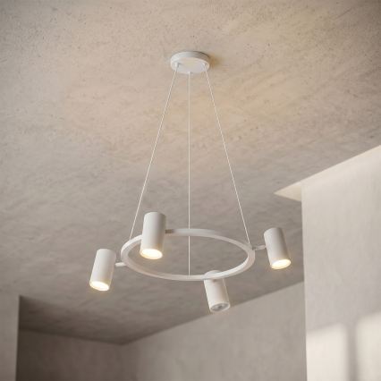 Brilagi - LED RGBW dimmelhető zsinóros csillár SELE 4xGU10/6,5W/230V 2700-6500K fehér