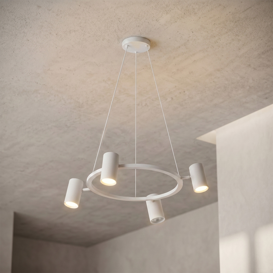 Brilagi - LED RGBW dimmelhető zsinóros csillár SELE 4xGU10/6,5W/230V 2700-6500K fehér