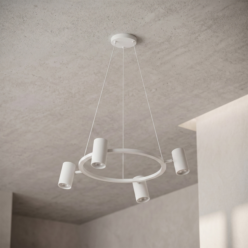 Brilagi - LED RGBW dimmelhető zsinóros csillár SELE 4xGU10/6,5W/230V 2700-6500K fehér