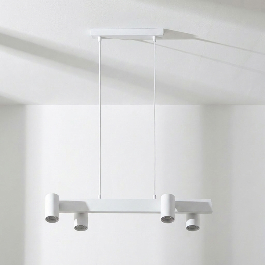 Brilagi - LED RGBW dimmelhető kábeles függeszték SELE 4xGU10/6,5W/230V 2700-6500K fehér