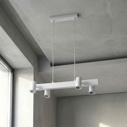 Brilagi - LED RGBW dimmelhető kábeles függeszték SELE 4xGU10/6,5W/230V 2700-6500K fehér