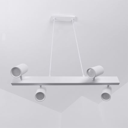 Brilagi - LED RGBW dimmelhető kábeles függeszték SELE 4xGU10/6,5W/230V 2700-6500K fehér
