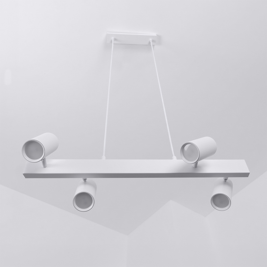 Brilagi - LED RGBW dimmelhető kábeles függeszték SELE 4xGU10/6,5W/230V 2700-6500K fehér