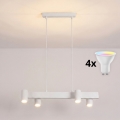 Brilagi - LED RGBW dimmelhető kábeles függeszték SELE 4xGU10/6,5W/230V 2700-6500K fehér