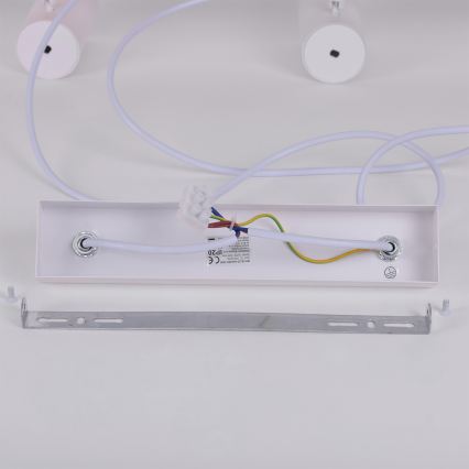Brilagi - LED RGBW fényerőszabályozható kábeles csillár SELE 6xGU10/6,5W/230V 2700-6500K fehér/tölgy dekor + távirányító