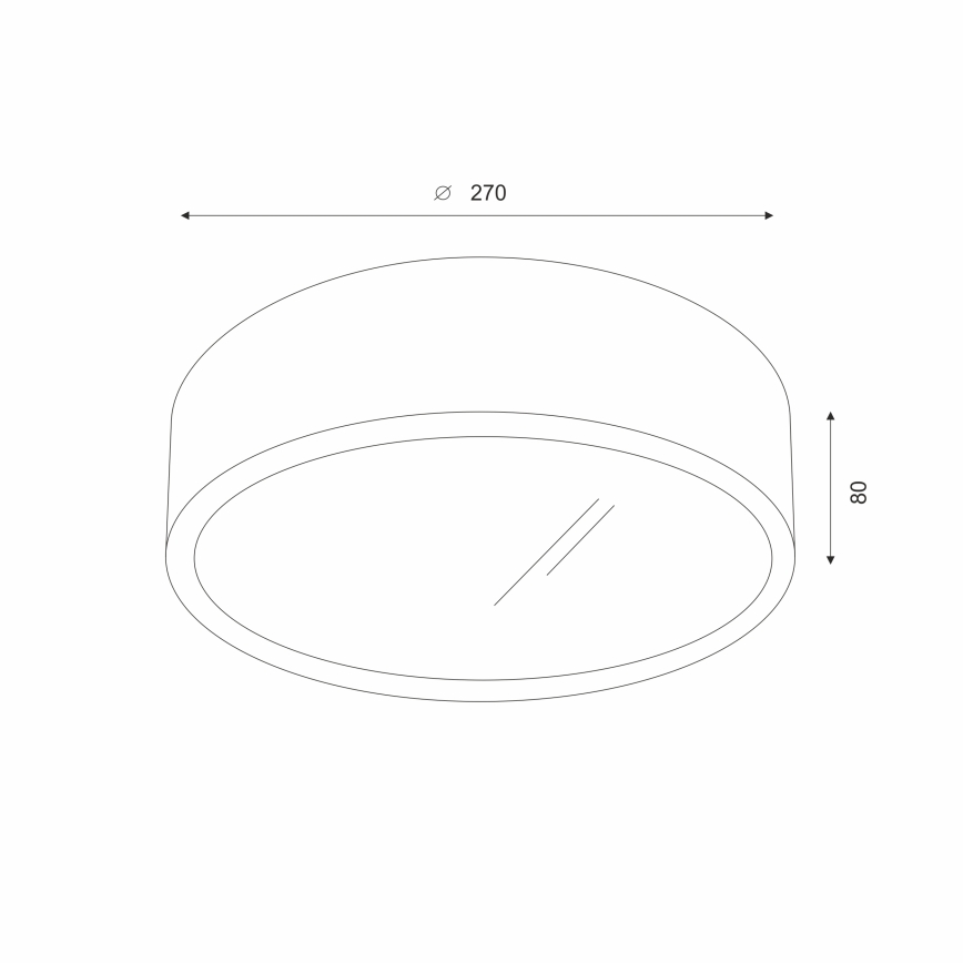 Brilagi - LED RGBW dimmelhető mennyezeti lámpatest CARVALHO 1xE27/9W/230V 2700-6500K Wi-Fi tölgy átm. 27,5 cm