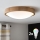 Brilagi - LED RGBW dimmelhető mennyezeti lámpa CARVALHO SLIM 2xE27/9W/230V 2700-6500K Wi-Fi tölgy átm. 37 cm